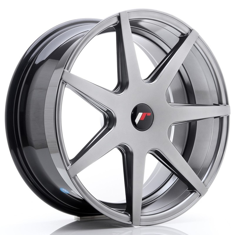 Japan Racing JR-20 19x8.5" (4 & 5 hole custom PCD) ET20-40, Hyper Black