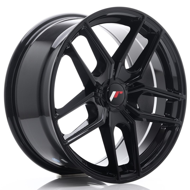 Japan Racing JR-25 18x8.5" (5 hole custom PCD) ET20-40, Gloss Black