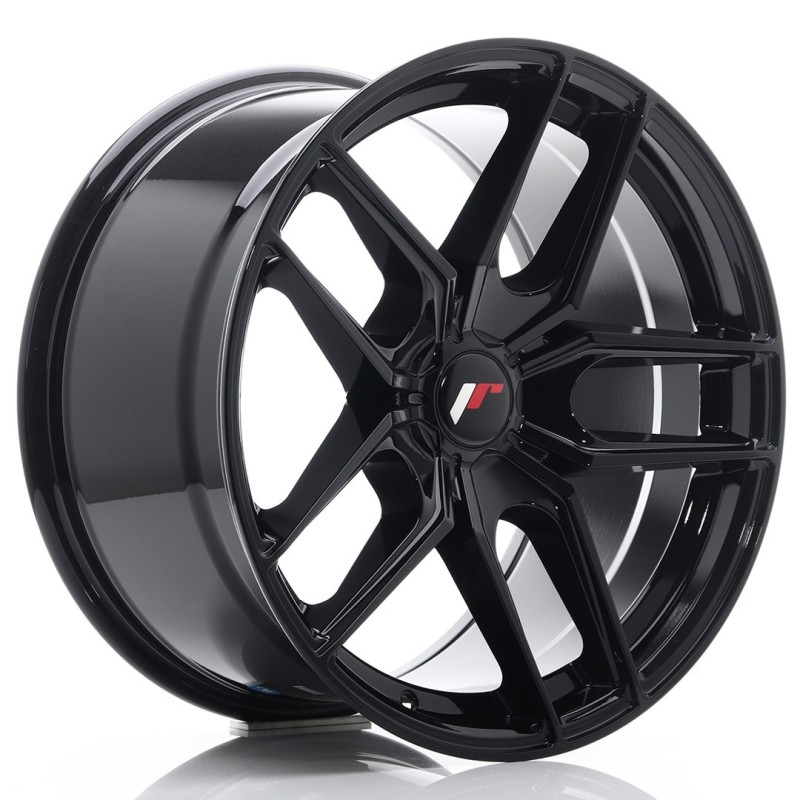 Japan Racing JR-25 Extreme Concave 18x9.5" (5 hole custom PCD) ET20-40, Gloss Black