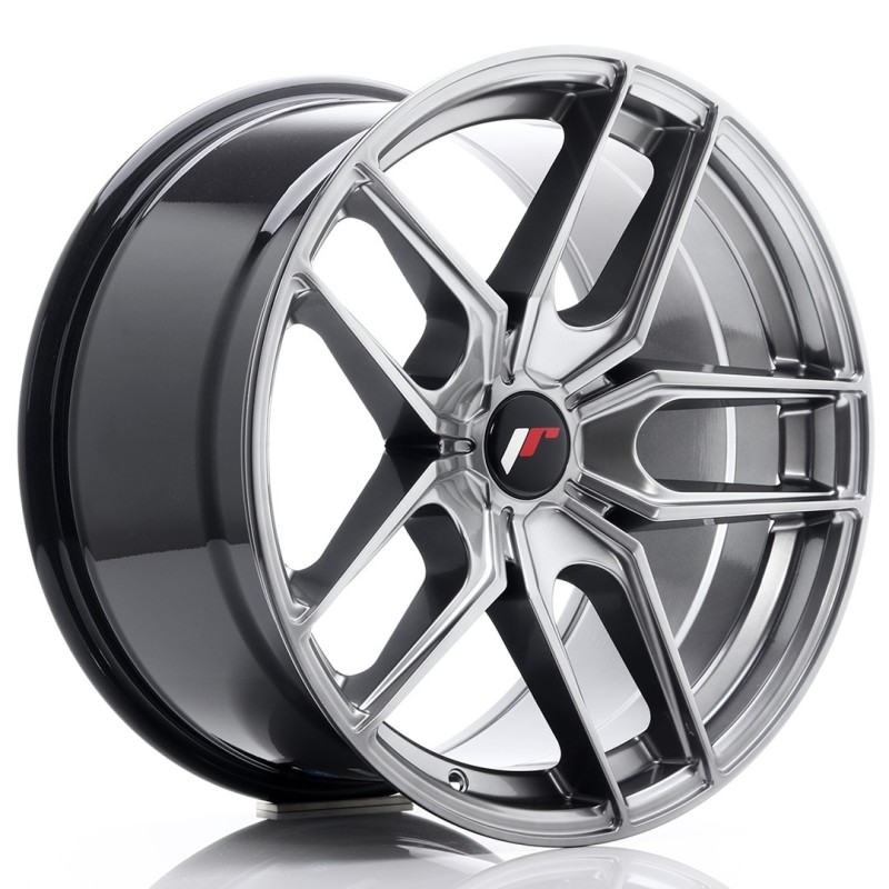 Japan Racing JR-25 Extreme Concave 18x9.5" (5 hole custom PCD) ET20-40, Hyper Black
