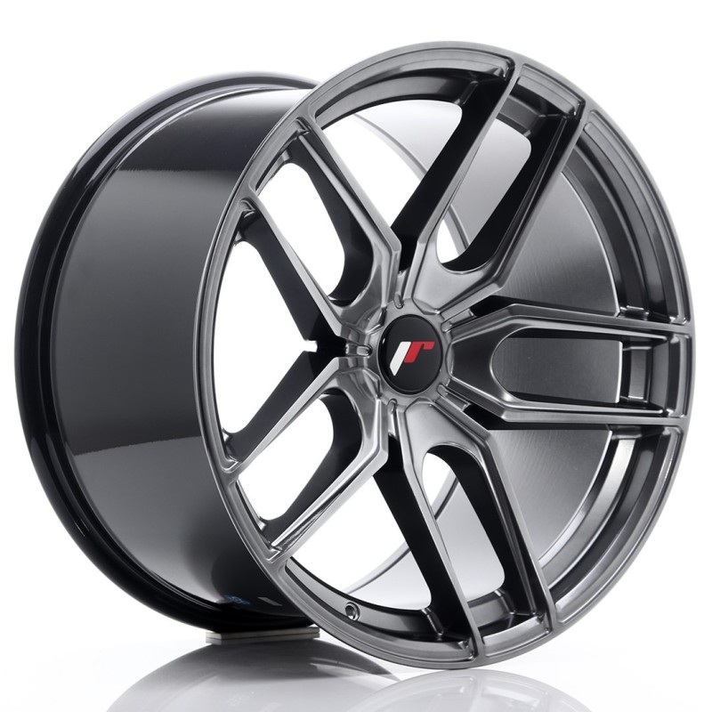 Japan Racing JR-25 19x11" (5 hole custom PCD) ET20-40, Hyper Black
