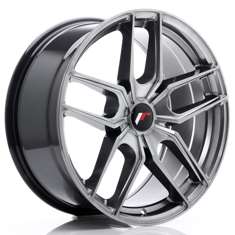 Japan Racing JR-25 19x8.5" (5 hole custom PCD) ET20-40, Hyper Black