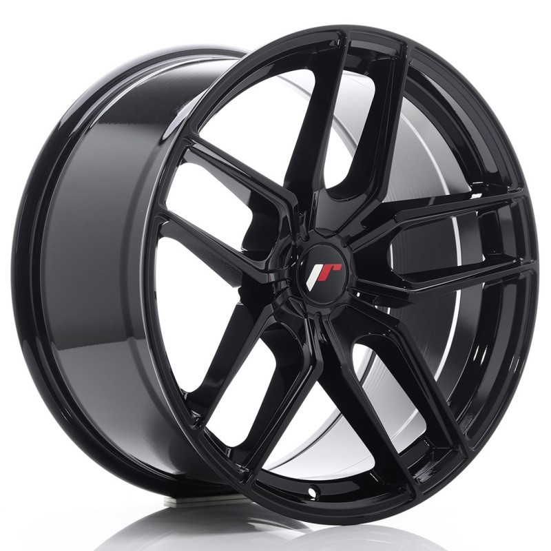 Japan Racing JR-25 Extreme Concave 19x9.5" (5 hole custom PCD) ET20-40, Gloss Black