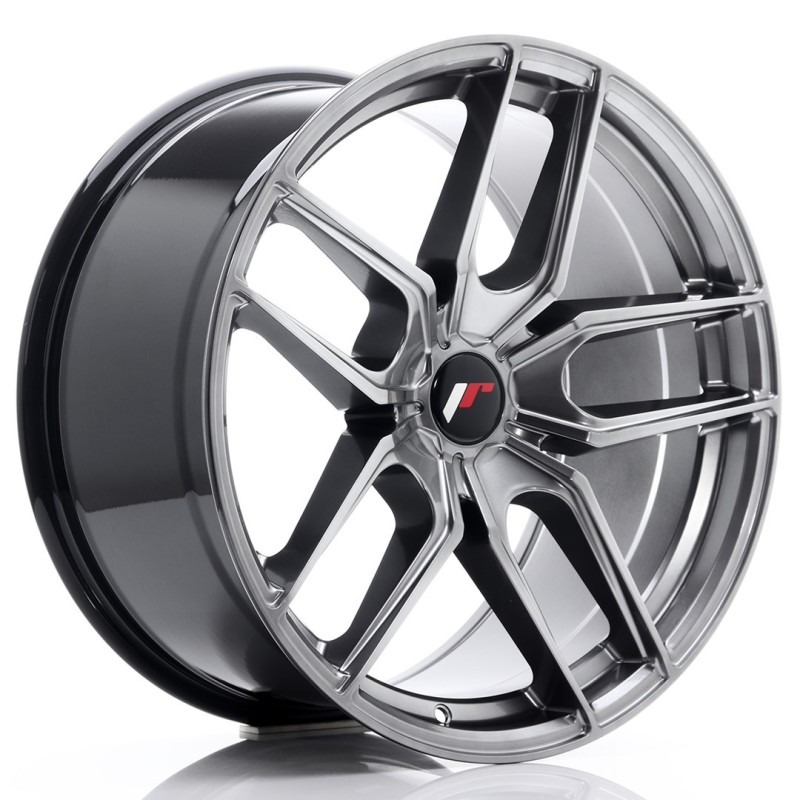 Japan Racing JR-25 Extreme Concave 19x9.5" (5 hole custom PCD) ET20-40, Hyper Black