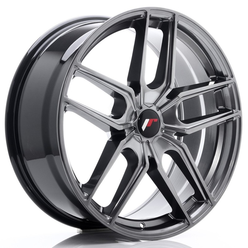 Japan Racing JR-25 20x8.5" (5 hole custom PCD) ET20-40, Hyper Black