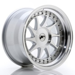Japan Racing JR-26 17x10" (4 & 5 hole custom PCD) ET0-25, Silver