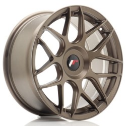 Japan Racing JR-18 17x8" (4 & 5 hole custom PCD) ET35, Bronze