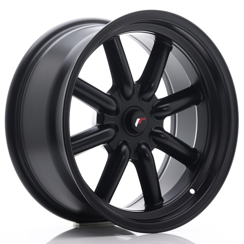 Japan Racing JR-19 17x8" (4 & 5 hole custom PCD) ET-20-0, Flat Black