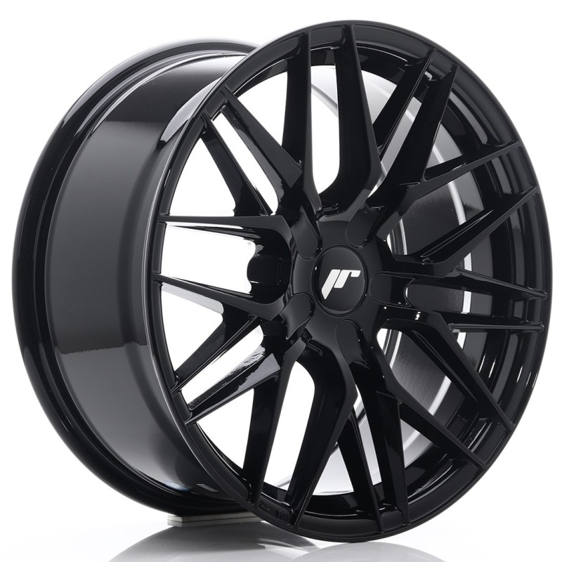 Japan Racing JR-28 18x8.5" (5 hole custom PCD) ET20-40, Gloss Black