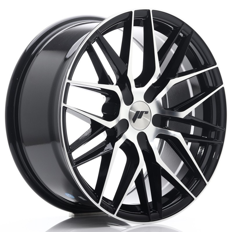 Japan Racing JR-28 18x8.5" (5 hole custom PCD) ET20-40, Gloss Black