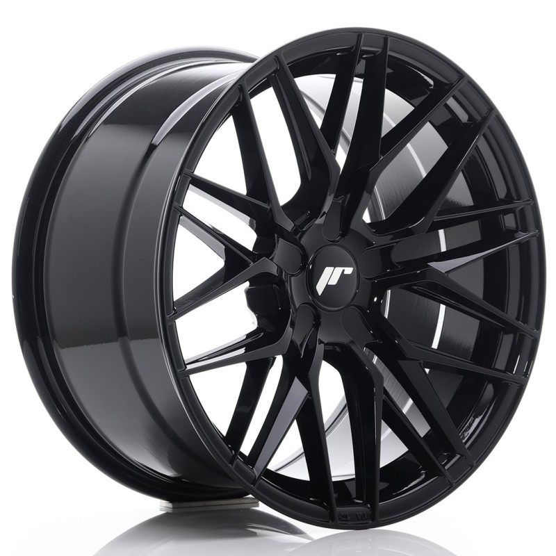 Japan Racing JR-28 Extreme Concave 18x9.5" (5 hole custom PCD) ET20-40, Gloss Black