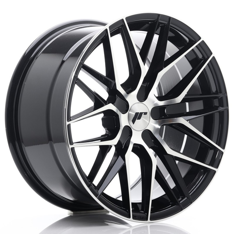 Japan Racing JR-28 Extreme Concave 18x9.5" (5 hole custom PCD) ET20-40, Gloss Black
