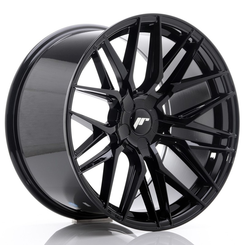 Japan Racing JR-28 Extreme Concave 19x10.5" (5 hole custom PCD) ET20-40, Gloss Black