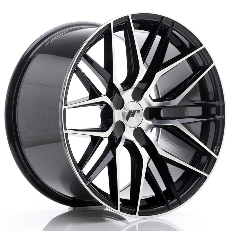 Japan Racing JR-28 Extreme Concave 19x10.5" (5 hole custom PCD) ET20-40, Gloss Black