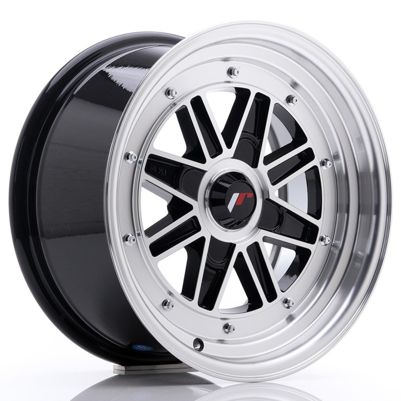 Japan Racing JR-31 15x7.5" (4 hole custom PCD) ET20, Gloss Black