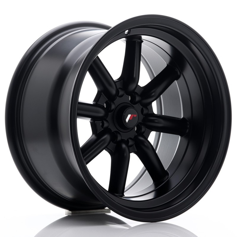 Japan Racing JR-19 16x9" 4x100/114.3 ET-15, Flat Black