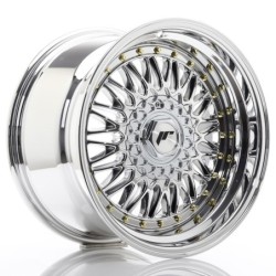 Japan Racing JR-9 17x10" 5x112/120 ET20, Chrome / Titanium