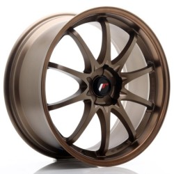 Japan Racing JR-5 19x8.5" (5 hole custom PCD) ET43, Dark Anodized Bronze