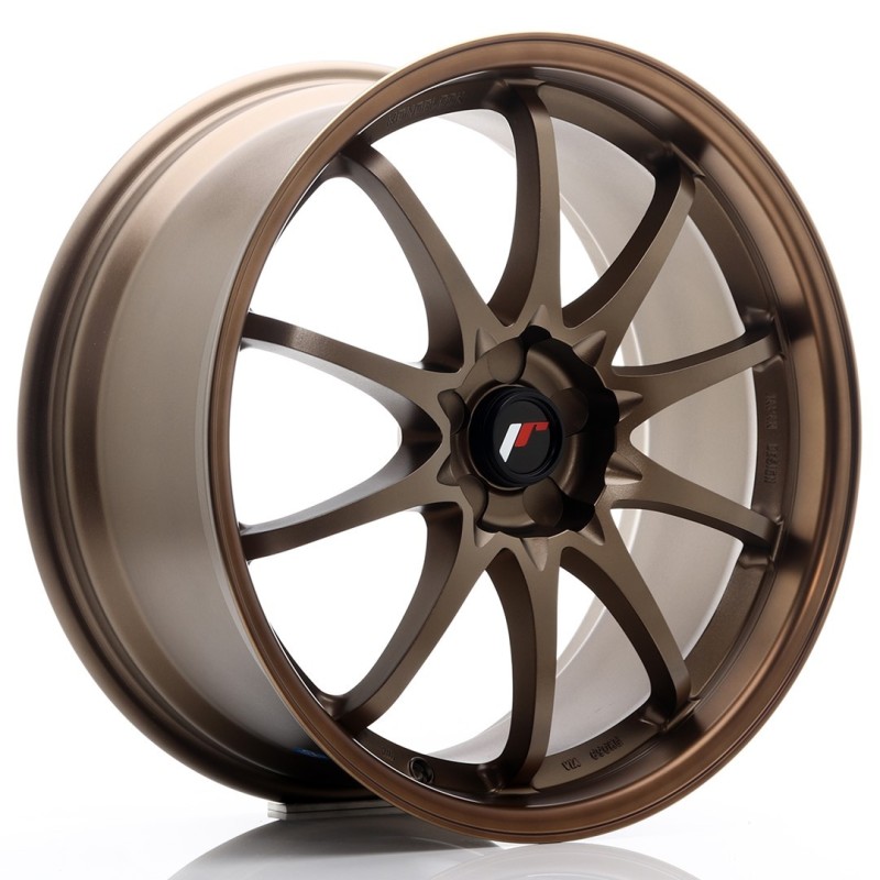 Japan Racing JR-5 19x8.5" (5 hole custom PCD) ET43, Dark Anodized Bronze