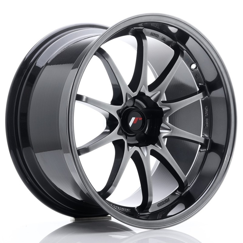 Japan Racing JR-5 19x10.5" (5 hole custom PCD) ET12, Hyper Black