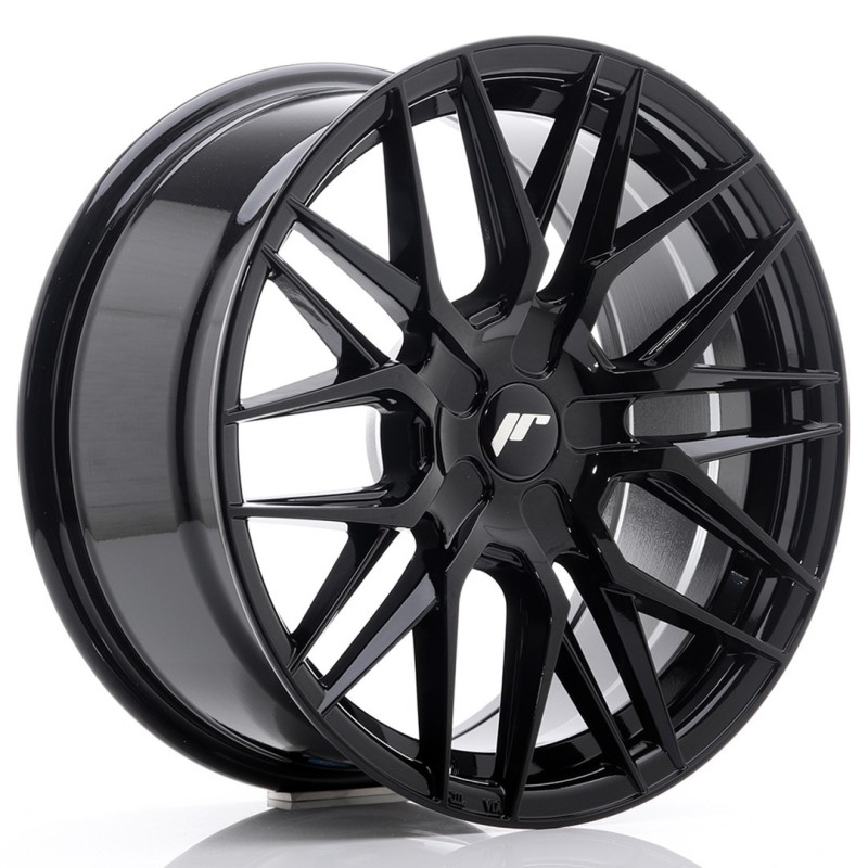 Japan Racing JR-28 17x8" (4 & 5 hole custom PCD) ET25-40, Gloss Black