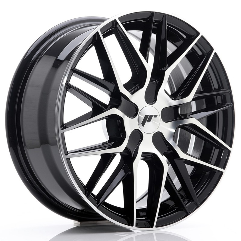 Japan Racing JR-28 17x8" (4 & 5 hole custom PCD) ET25-40, Gloss Black