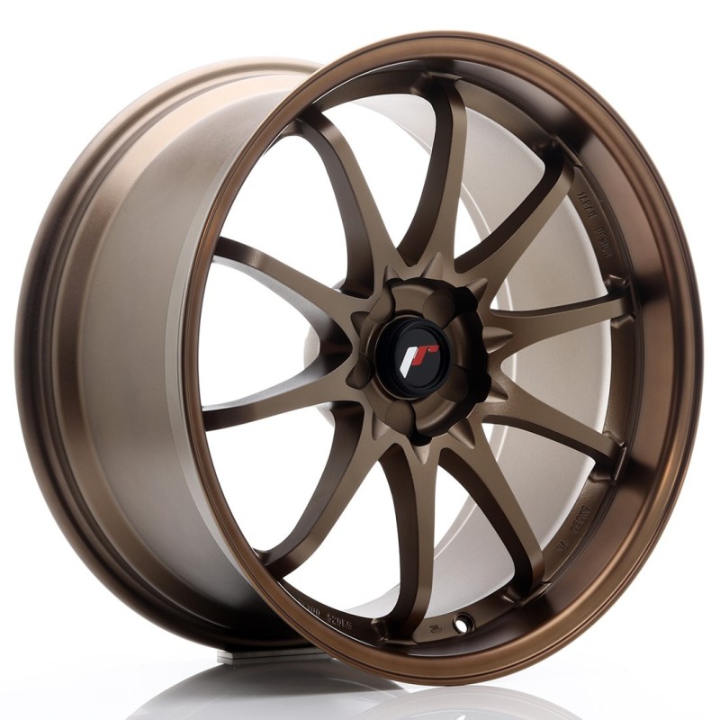 Japan Racing JR-5 19x9.5" (5 hole custom PCD) ET12-36, Dark Anodized Bronze