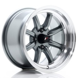 Japan Racing JR-19 14x8" 4x100 ET-13, Gunmetal