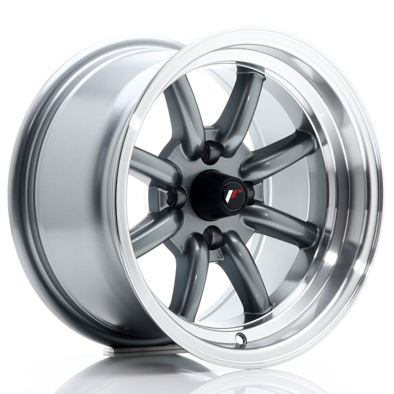 Japan Racing JR-19 14x8" 4x100 ET-13, Gunmetal