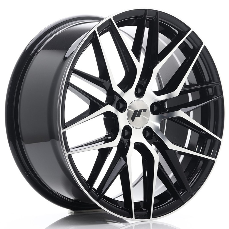 Japan Racing JR-28 18x8.5" 5x112 ET40, Gloss Black Machined