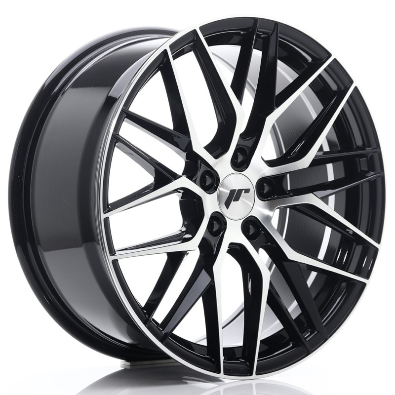 Japan Racing JR-28 19x8.5" 5x112 ET40, Gloss Black Machined