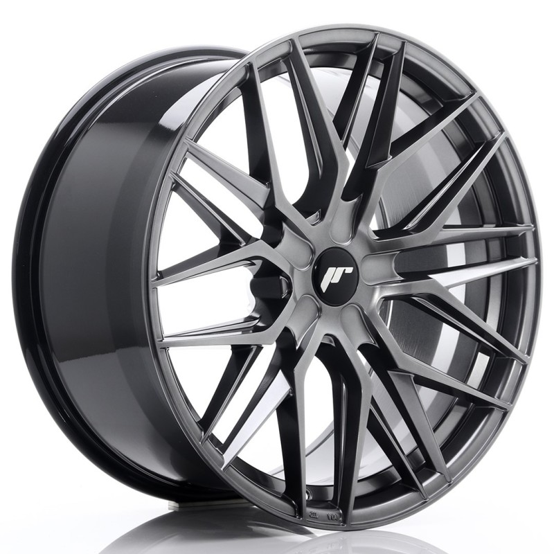 Japan Racing JR-28 Extreme Concave 21x10.5" (5 hole custom PCD) ET15-55, Hyper Black