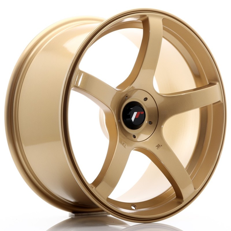Japan Racing JR-32 18x8.5" (5 hole custom PCD) ET20-38, Gold