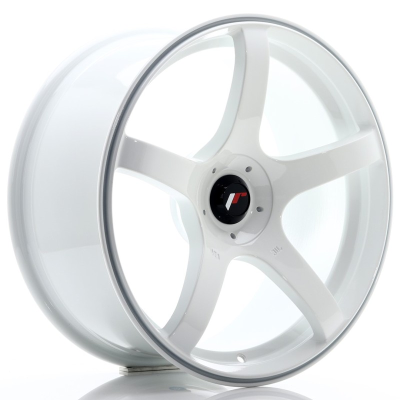 Japan Racing JR-32 18x8.5" (5 hole custom PCD) ET20-38, White