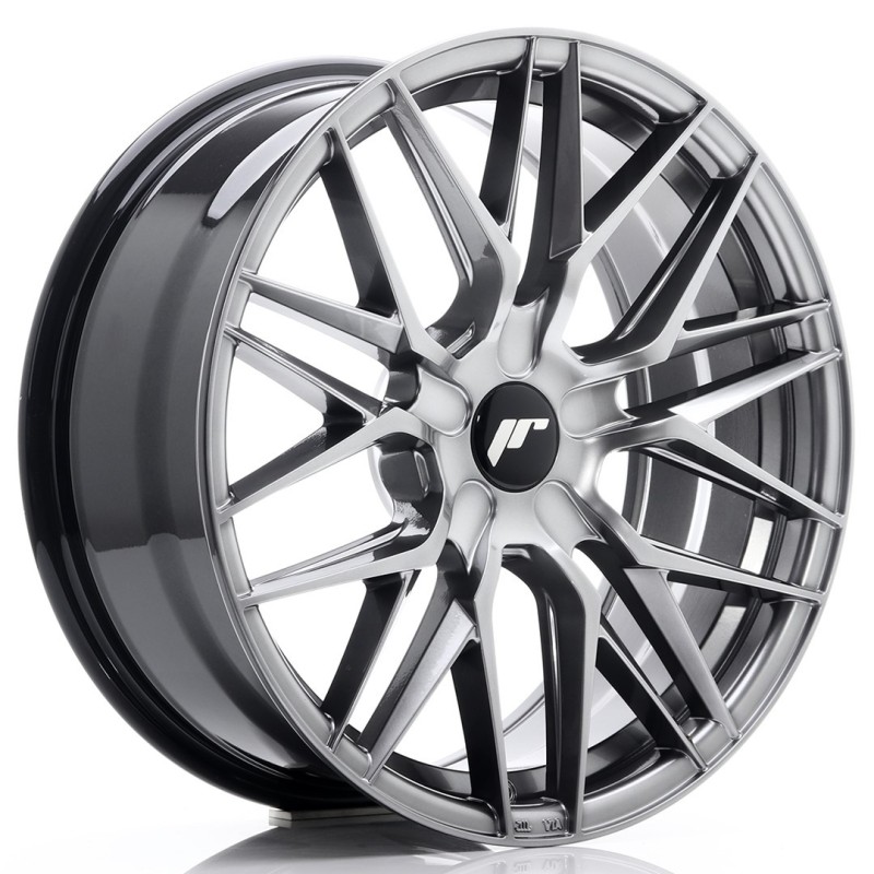 Japan Racing JR-28 18x7.5" (4 & 5 hole custom PCD) ET20-40, Hyper Black