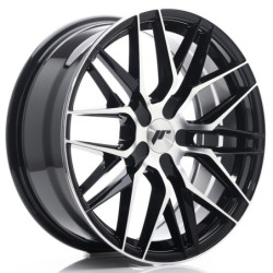 Japan Racing JR-28 18x7.5" (4 & 5 hole custom PCD) ET20-40, Gloss Black