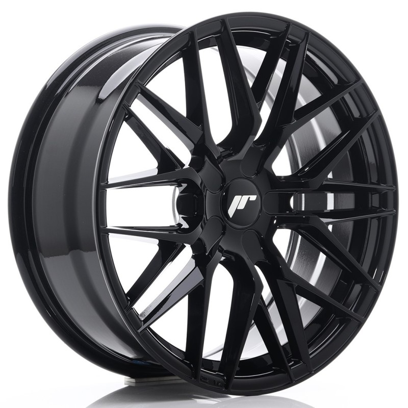 Japan Racing JR-28 18x7.5" (4 & 5 hole custom PCD) ET20-40, Gloss Black