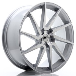 Japan Racing JR-36 Extreme Concave 23x10" (5 hole custom PCD) ET30, Brushed Silver