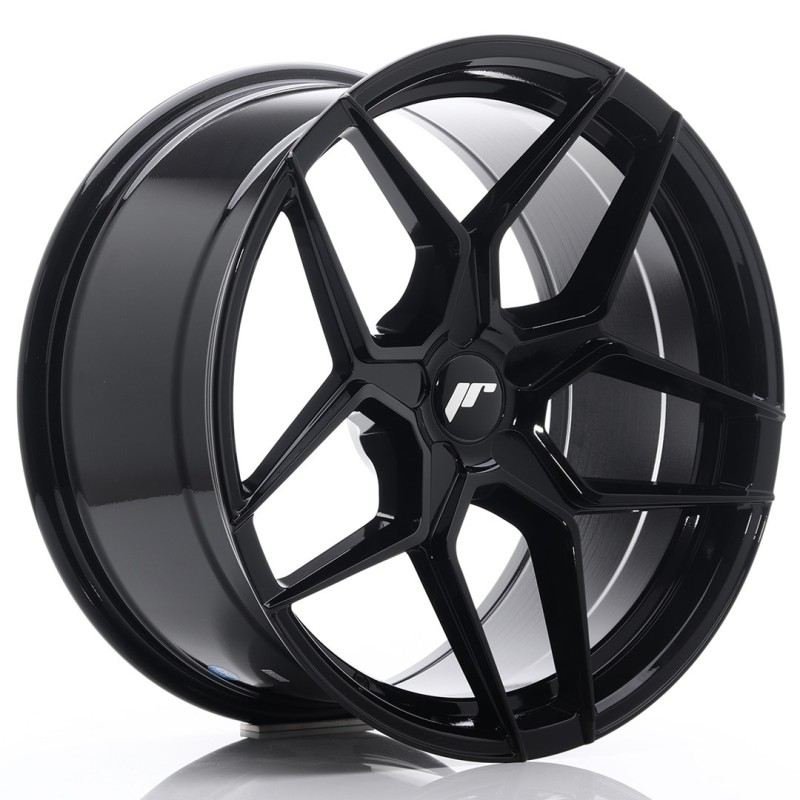 Japan Racing JR-34 Extreme Concave 19x9.5" (5 hole custom PCD) ET20-40, Gloss Black