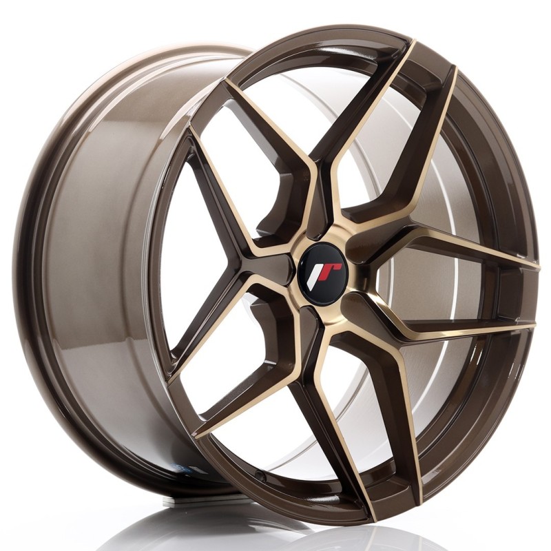 Japan Racing JR-34 Extreme Concave 19x9.5" (5 hole custom PCD) ET20-40, Bronze