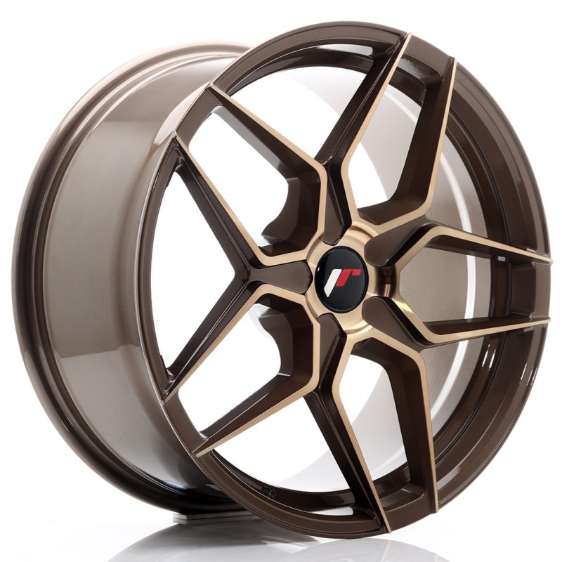 Japan Racing JR-34 19x8.5" (5 hole custom PCD) ET20-40, Bronze