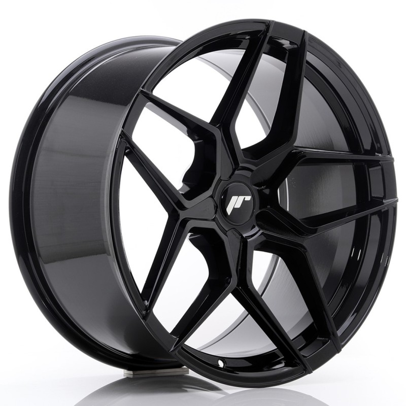 Japan Racing JR-34 Extreme Concave 20x10" (5 hole custom PCD) ET20-40, Gloss Black