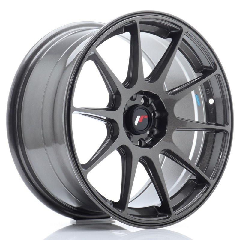 Japan Racing JR-11 17x8.25" 5x112/114.3 ET35, Hyper Gray