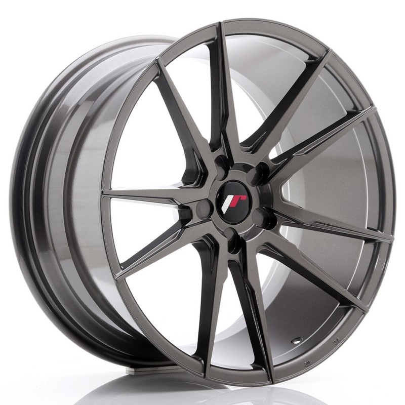 Japan Racing JR-21 Extreme Concave 20x10" (5 hole custom PCD) ET20-40, Hyper Gray