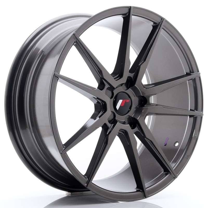Japan Racing JR-21 20x8.5" (5 hole custom PCD) ET40, Hyper Gray