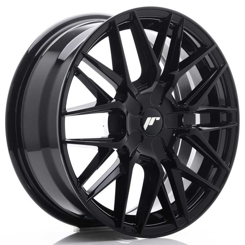Japan Racing JR-28 17x7" (4 & 5 hole custom PCD) ET20-45, Gloss Black