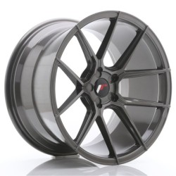 Japan Racing JR-30 Extreme Concave 19x11" (5 hole custom PCD) ET15-40, Hyper Gray