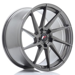 Japan Racing JR-36 Extreme Concave 20x10" (5 hole custom PCD) ET20-45, Hyper Gray