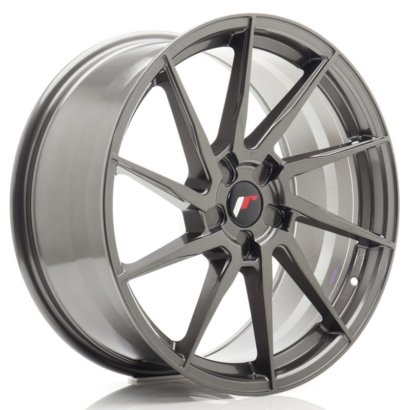 Japan Racing JR-36 Extreme Concave 20x9" (5 hole custom PCD) ET15-38, Hyper Gray