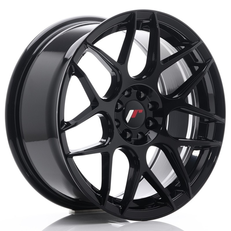 Japan Racing JR-18 17x8" 4x100/108 ET25, Gloss Black